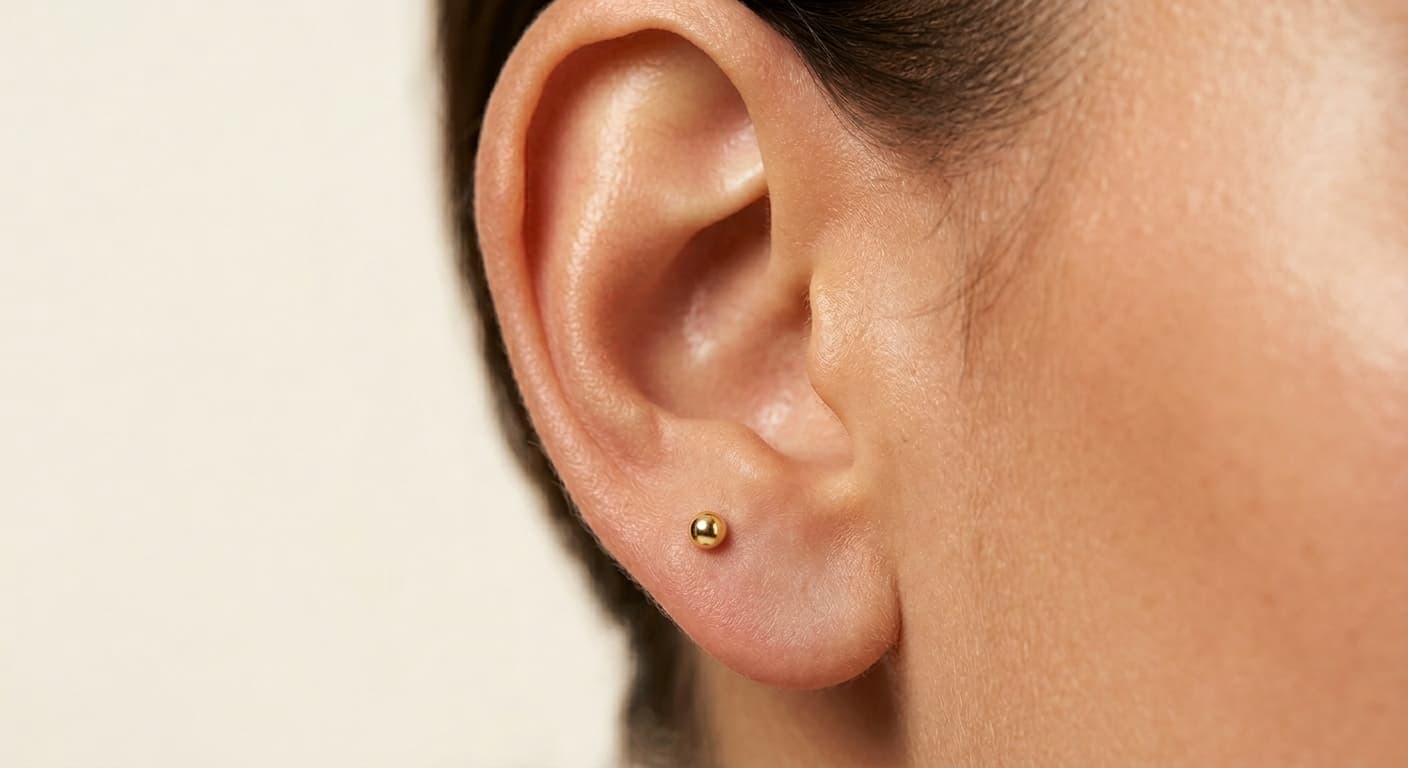 Upper Lobe Piercing placement reference